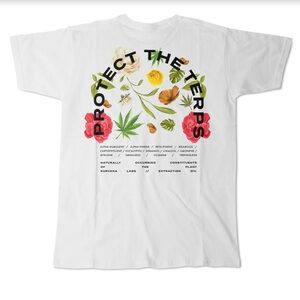 Kurvana Protect the Terps Flower Tee Shirt M Medium NEW Limited Jetty Lanyard